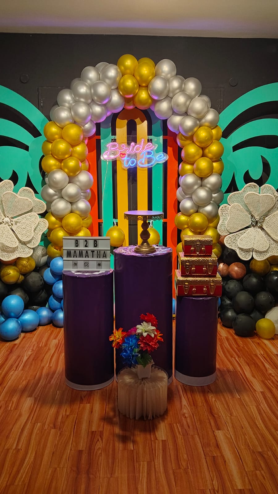 Couple celebrating together at Surprise Town